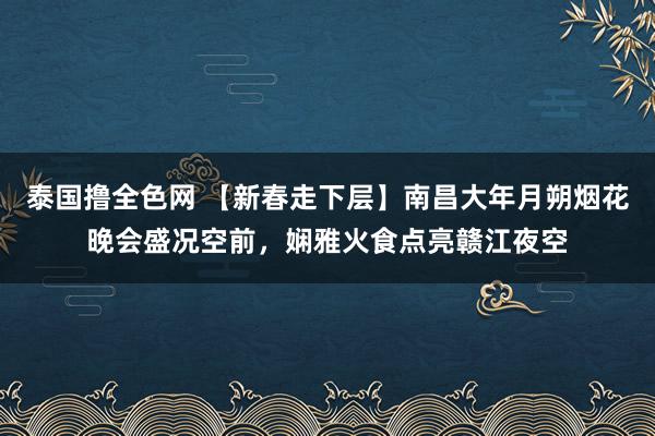 泰国撸全色网 【新春走下层】南昌大年月朔烟花晚会盛况空前，娴雅火食点亮赣江夜空